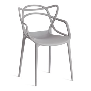 Стул Cat Chair (mod.028) пластик, 54,5*56*84 серый, арт.13276 в Барнауле