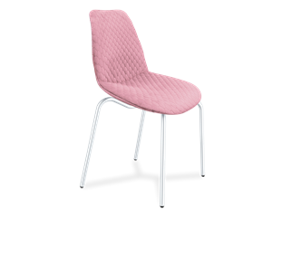 Обеденный стул SHT-ST29-С22 / SHT-S130 HD (розовый зефир/хром лак) в Барнауле