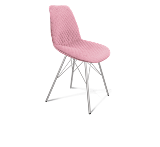 Обеденный стул SHT-ST29-С22 / SHT-S37 (розовый зефир/хром лак) в Барнауле