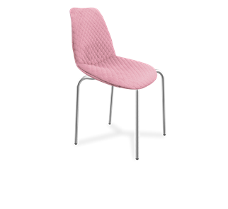Обеденный стул SHT-ST29-С22 / SHT-S86 HD (розовый зефир/хром лак) в Барнауле
