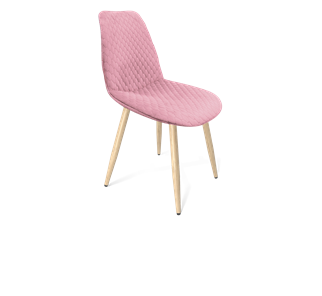 Обеденный стул SHT-ST29-С22 / SHT-S95-W (розовый зефир/прозрачный лак/черный муар) в Барнауле