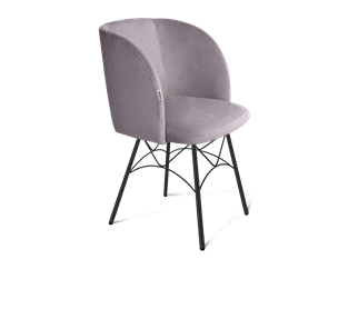 Обеденный стул SHT-ST33 / SHT-S107 (сиреневая орхидея/черный муар) в Барнауле