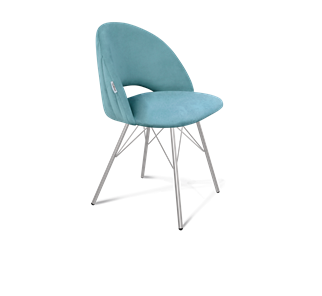 Обеденный стул SHT-ST34-1 / SHT-S37 (голубая пастель/хром лак) в Барнауле