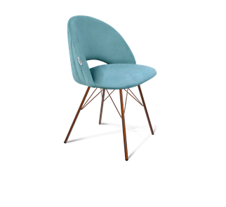 Обеденный стул SHT-ST34-1 / SHT-S37 (голубая пастель/медный металлик) в Барнауле