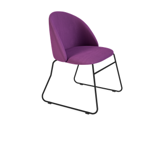 Обеденный стул SHT-ST35 / SHT-S167 (ягодное варенье/черный муар) в Барнауле