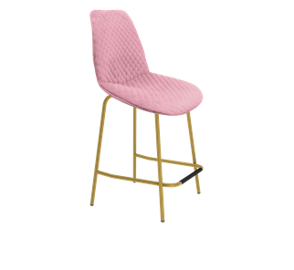 Полубарный стул SHT-ST29-С22 / SHT-S29P-1 (розовый зефир/золото) в Барнауле