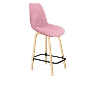 Полубарный стул SHT-ST29-С22 / SHT-S94-1 (розовый зефир/прозрачный лак/черный муар) в Барнауле