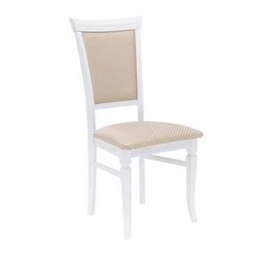 Кухонный стул Leset Монтана (Белый 9003/жаккард Антина ваниль Ж4.07) в Барнауле