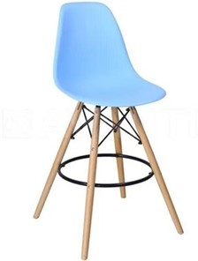 Барный стул derstuhl DSL 110 Wood bar (голубой) в Барнауле