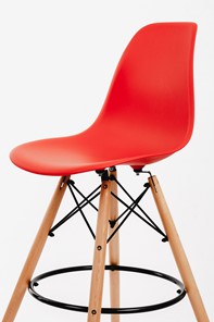 Барный стул DSL 110 Wood bar (красный) в Барнауле - предосмотр 2