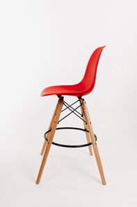 Барный стул DSL 110 Wood bar (красный) в Барнауле - предосмотр 3