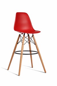 Барный стул DSL 110 Wood bar (красный) в Барнауле - предосмотр