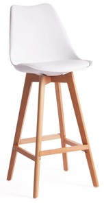 Барный стул TULIP BAR (mod. C1014H) 57х48х104 белый 018 /натуральный арт.19650 в Барнауле
