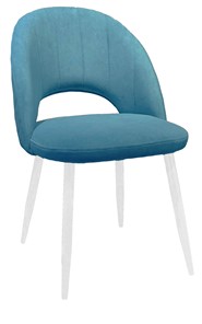 Кухонный стул 217 V16 голубой/белый в Барнауле