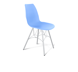 Обеденный стул SHT-ST29/S100 (голубой pan 278/хром лак) в Барнауле