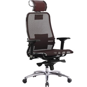 Офисное кресло Метта Samurai S-3.04, темно-бордовый в Барнауле