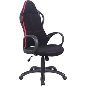 Кресло офисное Brabix Premium Force EX-516 (ткань, черное/вставки красные) 531571 в Барнауле