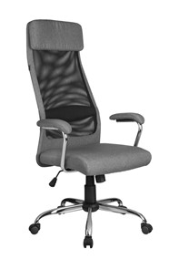 Кресло офисное Riva Chair 8206 HX (Серый/черный) в Барнауле