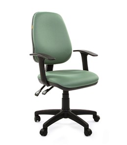 Кресло компьютерное CHAIRMAN 661 Ткань стандарт 15-158 зеленая в Барнауле