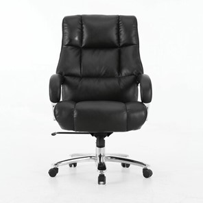 Компьютерное кресло Brabix Premium Bomer HD-007 (рециклированная кожа, хром, черное) 531939 в Барнауле