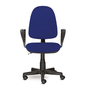 Кресло офисное Brabix Prestige Ergo MG-311 (регулируемая эргономичная спинка, ткань, синее) 532423 в Барнауле