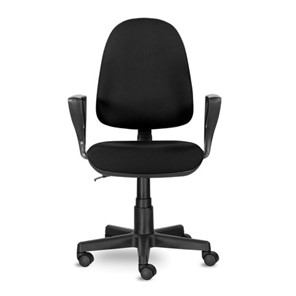 Офисное кресло Brabix Prestige Ergo MG-311 (регулируемая эргономичная спинка, ткань, черное) 531872 в Барнауле