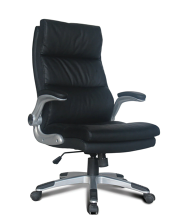 Офисное кресло BRABIX "Fregat EX-510", рециклированная кожа, черное, 530863 в Барнауле - изображение