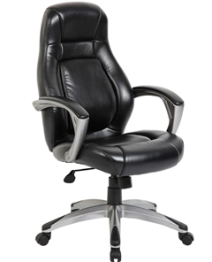 Офисное кресло BRABIX PREMIUM "Turbo EX-569", экокожа, спортивный дизайн, черное, 531014 в Барнауле
