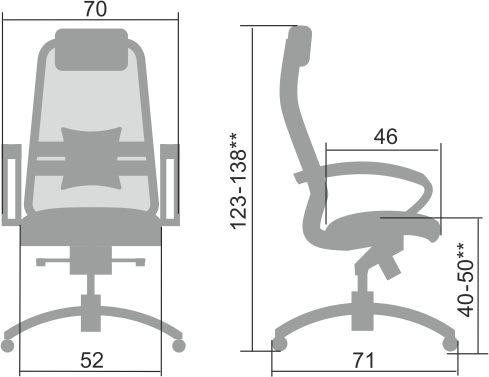 Офисное кресло Samurai S-1.04, бежевый в Барнауле - изображение 1