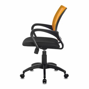 Компьютерное кресло Brabix Fly MG-396 (с подлокотниками, сетка, оранжевое/черное) 532084 в Барнауле - предосмотр 3