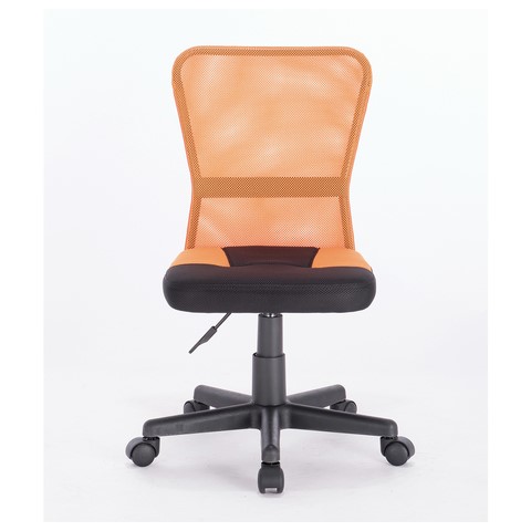 Кресло компьютерное Brabix Smart MG-313 (без подлокотников, комбинированное, черное/оранжевое) 531844 в Барнауле - изображение 3