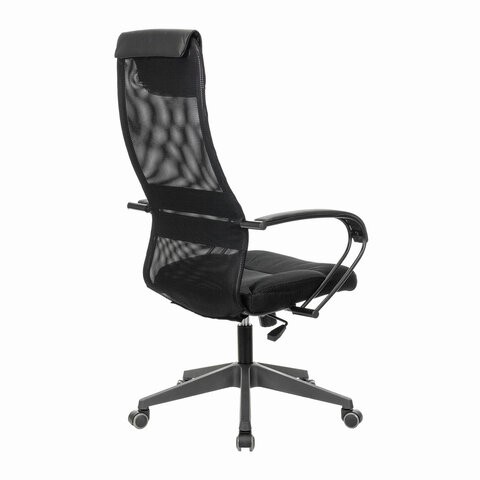 Компьютерное кресло Brabix Premium Stalker EX-608 PL (ткань-сетка/кожзам, черное) 532090 в Барнауле - изображение 3