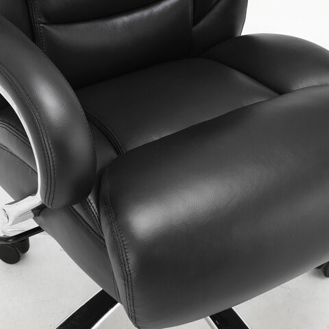 Кресло Brabix Premium Pride HD-100 (натуральная кожа, черное) 531940 в Барнауле - изображение 5
