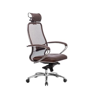 Кресло офисное Samurai SL-2.04, темно-коричневый в Барнауле - предосмотр 2
