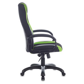 Компьютерное кресло Brabix Premium Rapid GM-102 (экокожа/ткань, черное/зеленое) 532419 в Барнауле - предосмотр 1