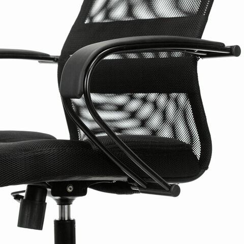 Компьютерное кресло Brabix Premium Stalker EX-608 PL (ткань-сетка/кожзам, черное) 532090 в Барнауле - изображение 8