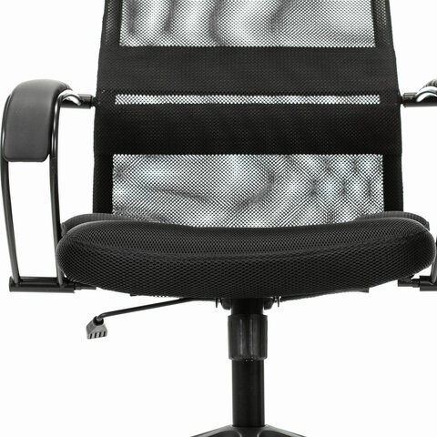 Компьютерное кресло Brabix Premium Stalker EX-608 PL (ткань-сетка/кожзам, черное) 532090 в Барнауле - изображение 10