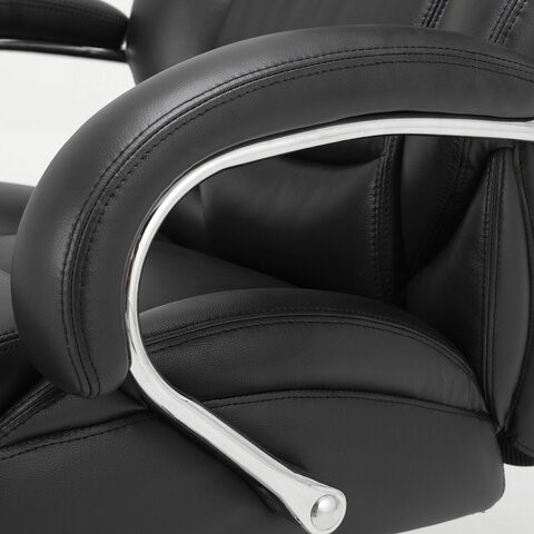 Кресло Brabix Premium Pride HD-100 (натуральная кожа, черное) 531940 в Барнауле - изображение 6