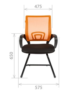 Кресло CHAIRMAN 696V, цвет оранжевый в Барнауле - предосмотр 1