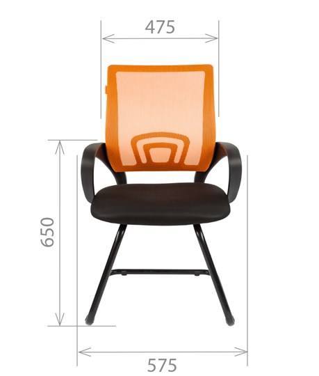 Кресло CHAIRMAN 696V, цвет оранжевый в Барнауле - изображение 1