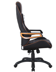 Кресло офисное Brabix Techno Pro GM-003 (ткань, черное/серое, вставки оранжевые) в Барнауле - предосмотр 2