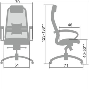 Офисное кресло Samurai SL-1.04, черный плюс в Барнауле - предосмотр 1
