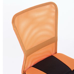 Кресло компьютерное Brabix Smart MG-313 (без подлокотников, комбинированное, черное/оранжевое) 531844 в Барнауле - предосмотр 5