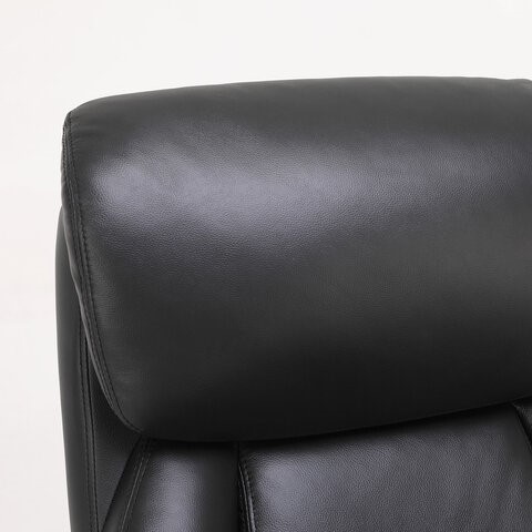 Кресло Brabix Premium Pride HD-100 (натуральная кожа, черное) 531940 в Барнауле - изображение 4