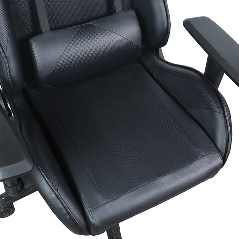 Кресло офисное Brabix GT Carbon GM-115 (две подушки, экокожа, черное) 531932 в Барнауле - изображение 7