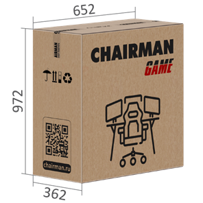 Игровое кресло CHAIRMAN GAME 35 с выдвижной подставкой для ног Ткань черная / Ткань оранжевая в Барнауле - предосмотр 7
