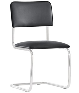 Офисный стул Sylwia chrome P100, кож/зам V4 в Барнауле - предосмотр