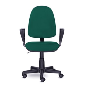 Кресло офисное Brabix Prestige Ergo MG-311 (регулируемая эргономичная спинка, ткань,черно-зеленое) 532421 в Барнауле