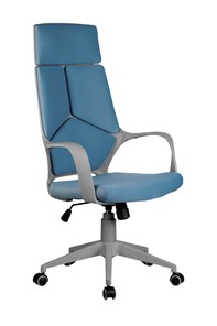 Офисное кресло Riva Chair 8989 (Синий/серый) в Барнауле