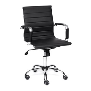 Компьютерное кресло URBAN-LOW кож/зам, черный, арт.14460 в Барнауле